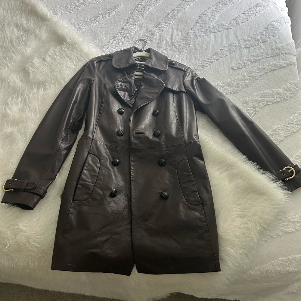 Burberry Brown Trench Coat Timeless Elegance